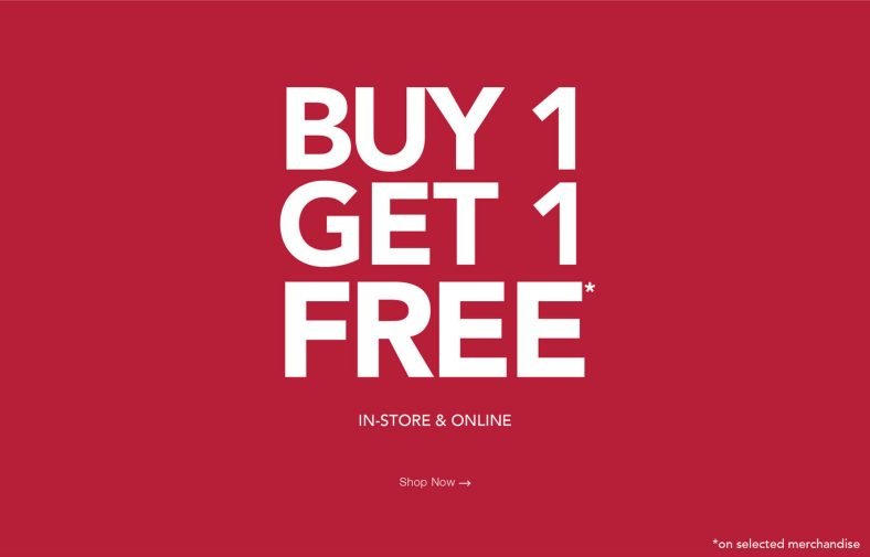 Buy 1 Get 1 Free